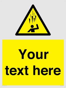 Custom Falling Ice sign